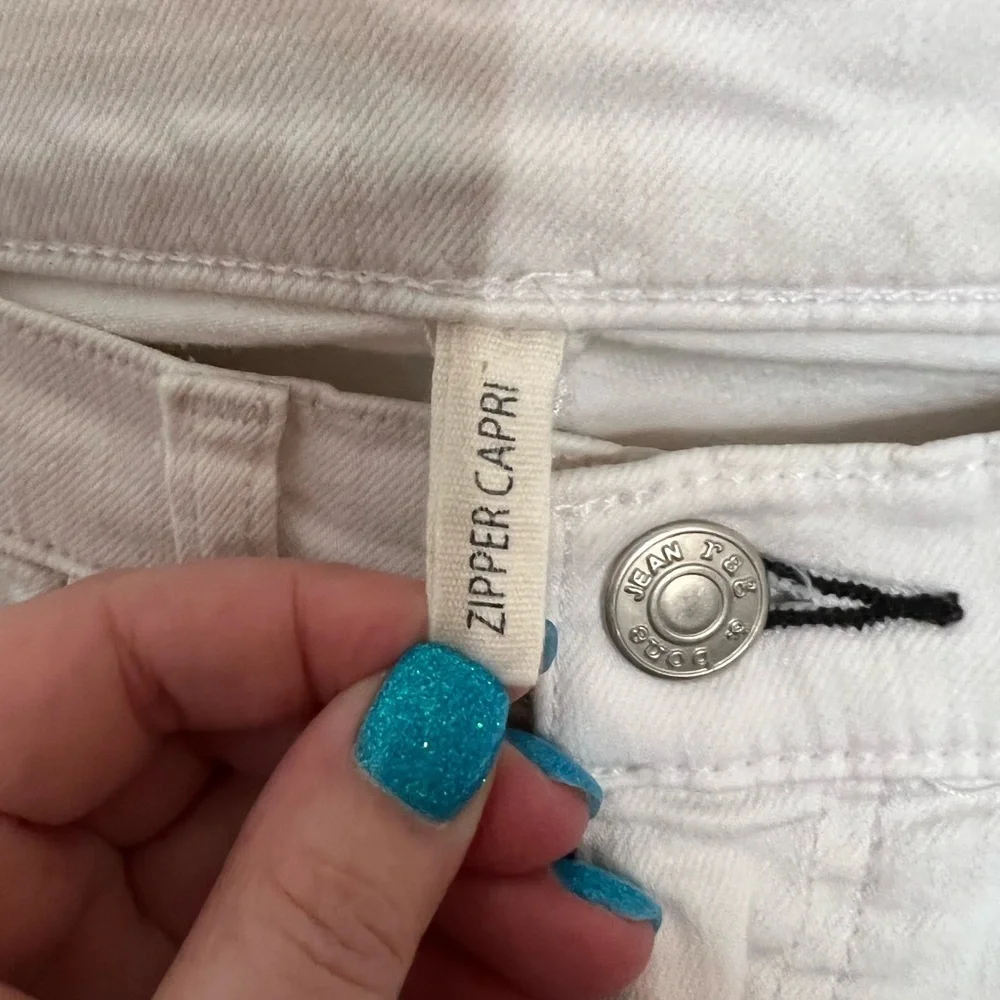 Rag & bone zipper Capri jeans - Picture 4 of 6